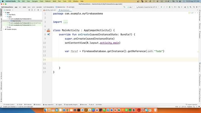 Firebase connection with android app using Kotlin Language смотреть онлайн
