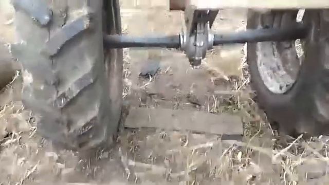 Как увеличить скорость на мотоблоке?… Поставить 13 колеса.