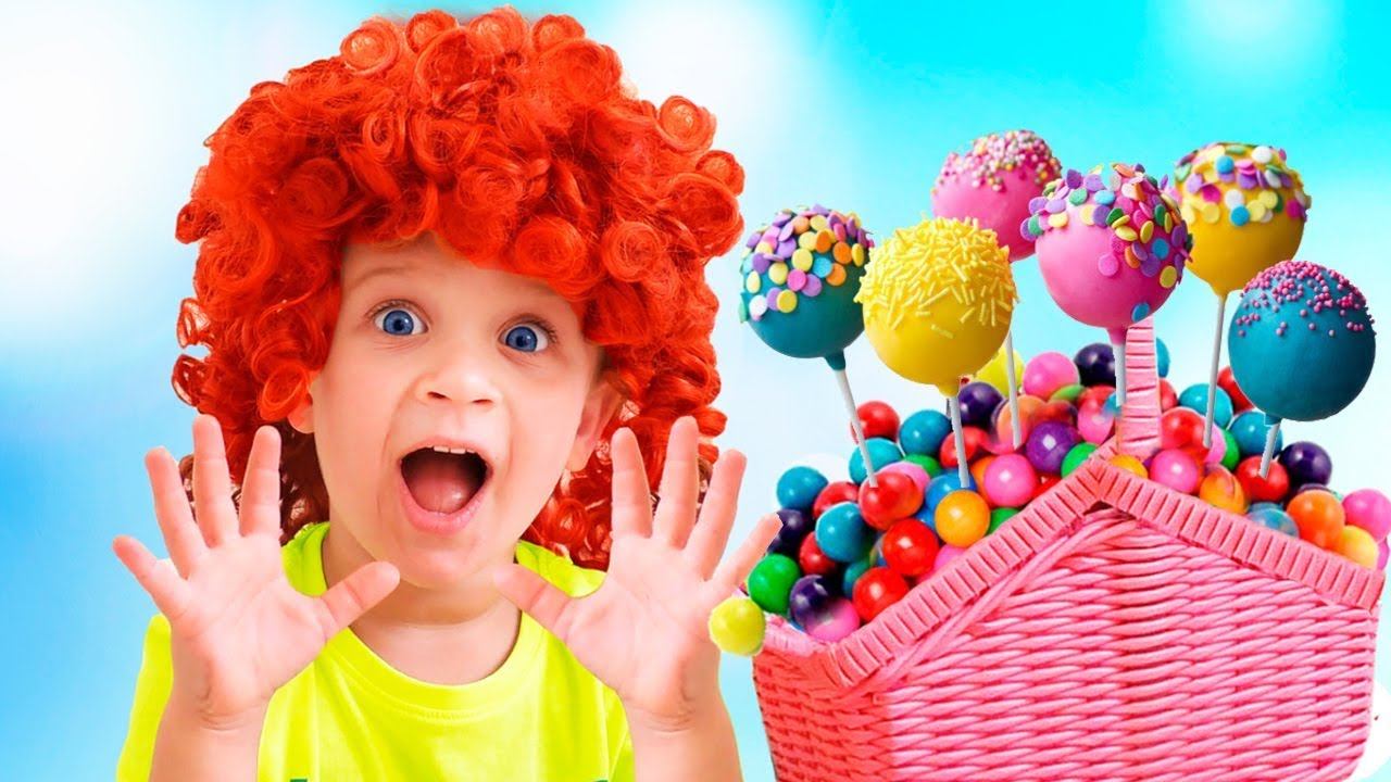 Bad Kid steals Magic CANDY, learn colors with Finger family song for kids смотреть онлайн