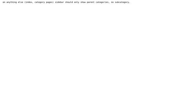 Wordpress: How to only show parent categories in sidebar? смотреть онлайн