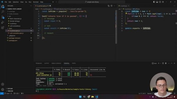 Unit Testing JavaScript with Jest ✅