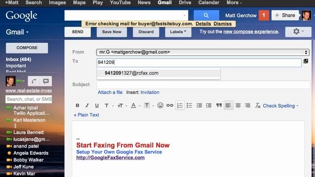 How to Google Fax as a Service For Online Fax Using Gmail смотреть онлайн