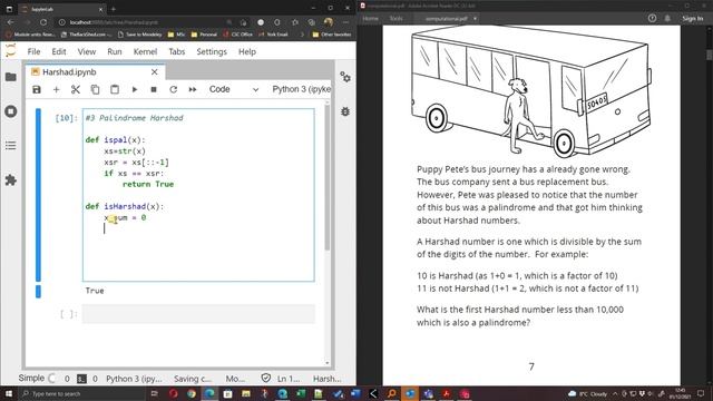 101 Computational Problems #3 Palindromic Harshad (Python) смотреть онлайн