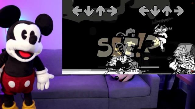 Mickey Mouse REACTS TO Friday Night Funkin' VS MickeyMouse AVI FNF Mod @HassanKhadair TikTok Puppet