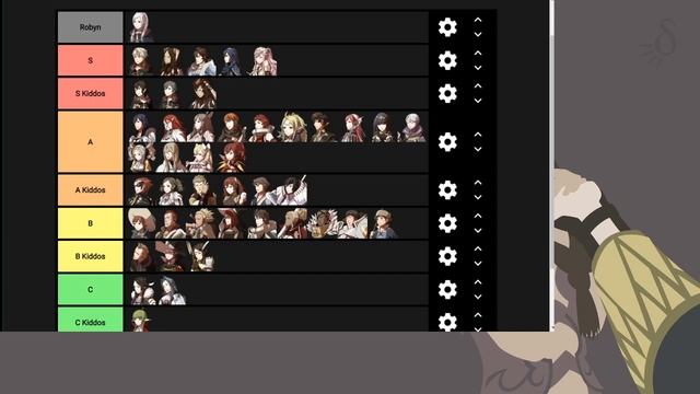 My Fire Emblem Awakening tier list. смотреть онлайн