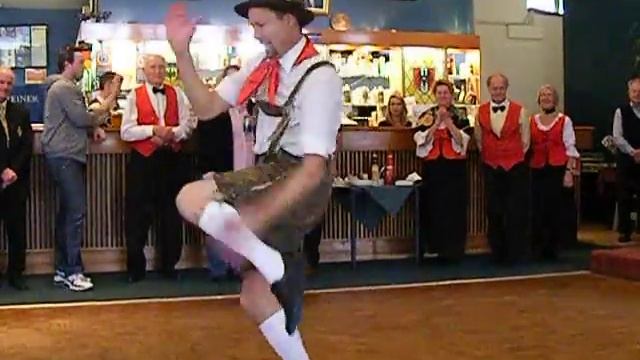 German  Bavarian Schuhplattler Knee danceSlap Dance