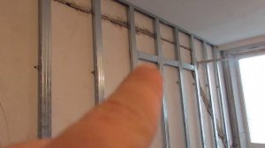 Монтаж каркаса гипсокартона на стену