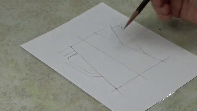 Линейно-конструктивный рисунок садовой лейки смотреть онлайн