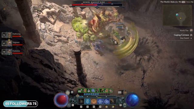 First time killing Duriel! #Diablo4 смотреть онлайн