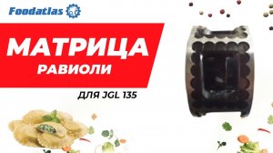 Матрица JGL 135 5B, 5 яч, Равиоли, d100, ш52 замена матрицы на пельменном аппарате JGL 135