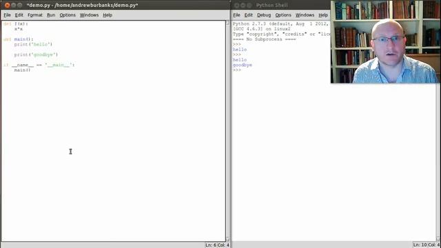 Python - Writing a simple function; input and return value. смотреть онлайн