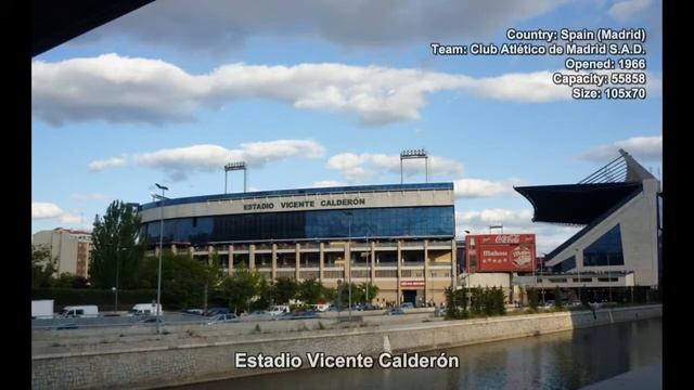 #191. Футбольный стадион Estadio Vicente Calderón (Испания) смотреть онлайн