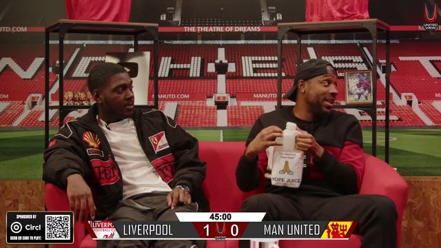 LIVERPOOL VS MANCHESTER UNITED LIVE | MATCH VIEW WITH FLEX, DJ, PAULO, HAYLEY, MICAH & STEPH смотреть онлайн