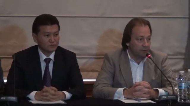Пресконференция на КИРСАН  ИЛЮМЖИНОВ