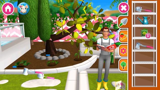 Barbie Dreamhouse Adventures - Greeting Card Design And Nail Beauty For Barbie - Simulation Game