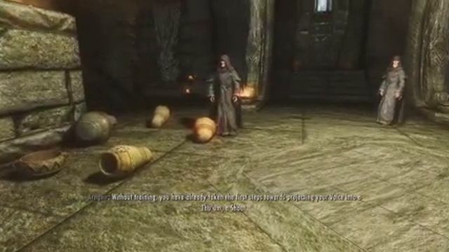 Skyrim (3) Monitors / 5760 x 1080 / Flawless Widescreen / Test Video Part 4 смотреть онлайн