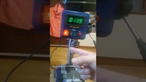 Сверлильный станок с мотором от стиралки.