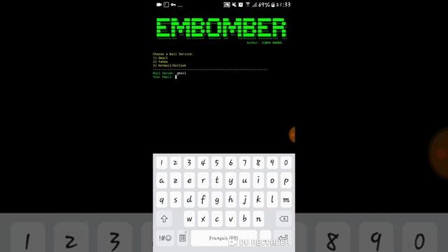 TERMUX EMAIL BOMBER смотреть онлайн