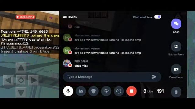 minecraft live | public lifesteal smp java and bedrock @SenpaiSpider @liveinsaan смотреть онлайн