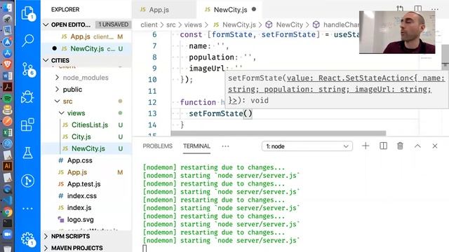 Week 2, Day 5 - Full-Stack MERN Part 2 (frontend) смотреть онлайн
