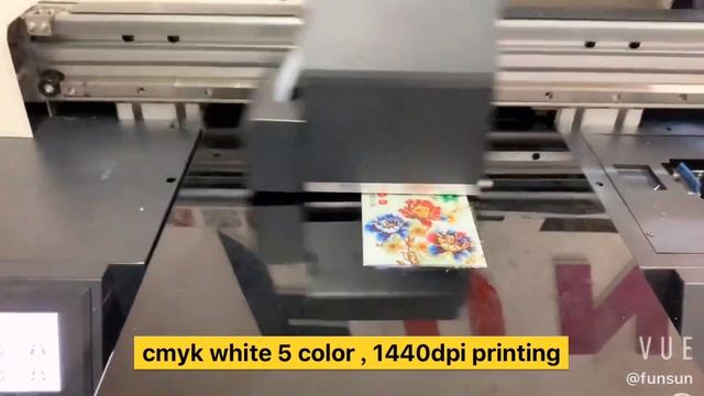 steel metal board printing - funsun A3 uv flatbed printer смотреть онлайн