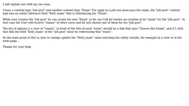 Drupal: reference an entity outside of the node/add or node/edit forms смотреть онлайн