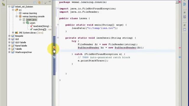 java eclipse console einlesen datei смотреть онлайн