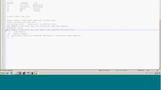 Oracle SQL Constraint omplete смотреть онлайн