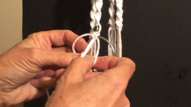 How to make a macrame hanger - step by step tutorial смотреть онлайн