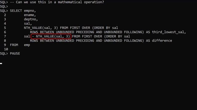 NTH_VALUE : Problem Solving using Analytic Functions смотреть онлайн