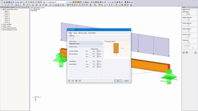 [EN] FAQ 004212 | Различные расчетные коэффициенты жесткости могут быть активированы в расчетных .. смотреть онлайн