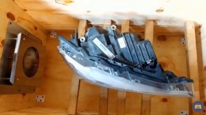 Замена корпуса и стекла фары на BMW 3-series F30 с полной чисткой