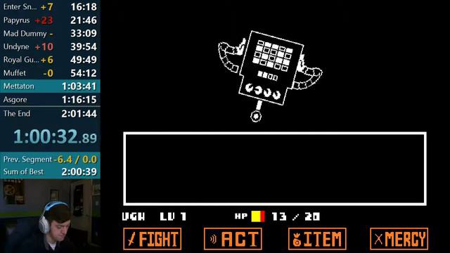 Undertale TPE Glitchless in 2:01:02 смотреть онлайн