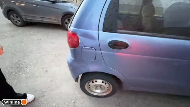 ПРОТКНУЛИ КОЛЕСО МАТИЗА