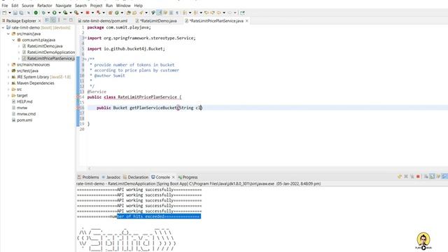Spring boot bucket4j | Ratelimiter Bucket4j | Create Rate Limit Pricing Plans | SpringBoot Bucket4j смотреть онлайн