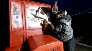 Покраска трактора Т-16МГ/ Не успели выехать!