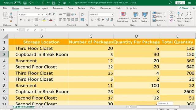 Fixing Common Excel Errors Part 3 REF and VALUE смотреть онлайн