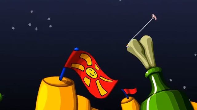 Worms World Party Mission 35 | Beachside Juggler | Speedrun смотреть онлайн