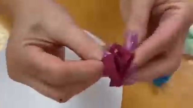 Мастер-класс Поделки из салфеток. Воспитатель Черных Т. А. смотреть онлайн