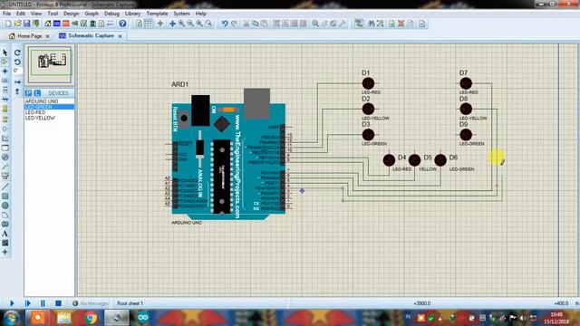 Proteus Traffic Light 3 Simpang смотреть онлайн