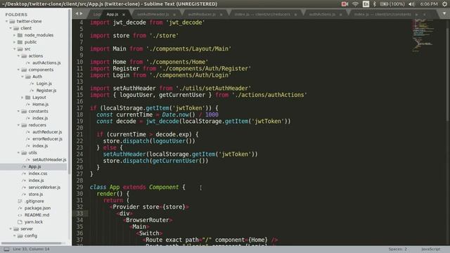 Fullstack Twitter Clone with Nodejs, Express, MongoDB, React - Part 10 смотреть онлайн