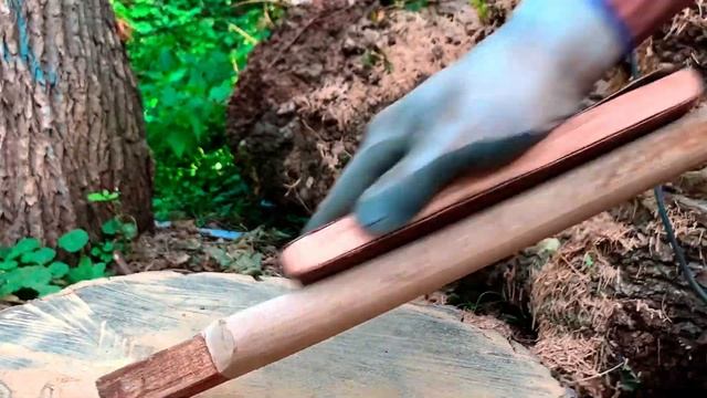 Making an Axe handle / Топорище своими руками | Khonin смотреть онлайн