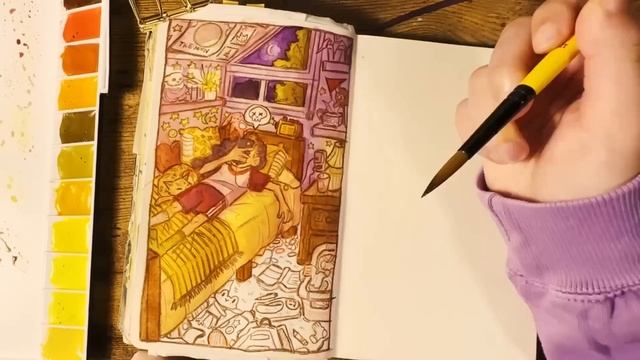 ☕️ art block has me in a chokehold so draw with me || ✨??? ft. Paul Rubens Artist's Watercolours! смотреть онлайн