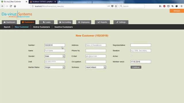Microfinance Management System With PHP and Mysql Database смотреть онлайн