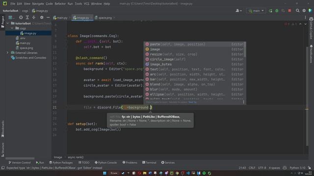 Bilder bearbeiten mit Easy-PIL | Image Command in Pycord (Python/Pillow) смотреть онлайн