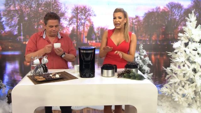 Rosenstein & Söhne Filterkaffee-Maschine mit Isolierkanne, 1 Liter, 8 Tassen, 800 Watt смотреть онлайн