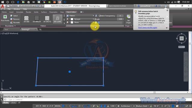 AutoCAD Hatch Command | AutoCAD Gradient Command | AutoCAD Architecture 2017 21 смотреть онлайн