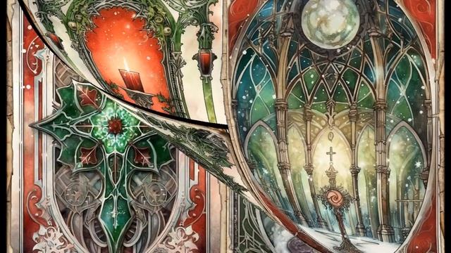 Vintage Gothic Christmas Junk Journal Kit смотреть онлайн