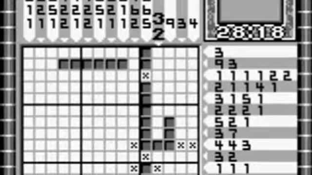 Picross 2 -0046- Mario's Picross World 1 Stage 3 (2/6) смотреть онлайн
