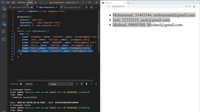 Filter & show 3 items with *ngFor in Angular 8 смотреть онлайн